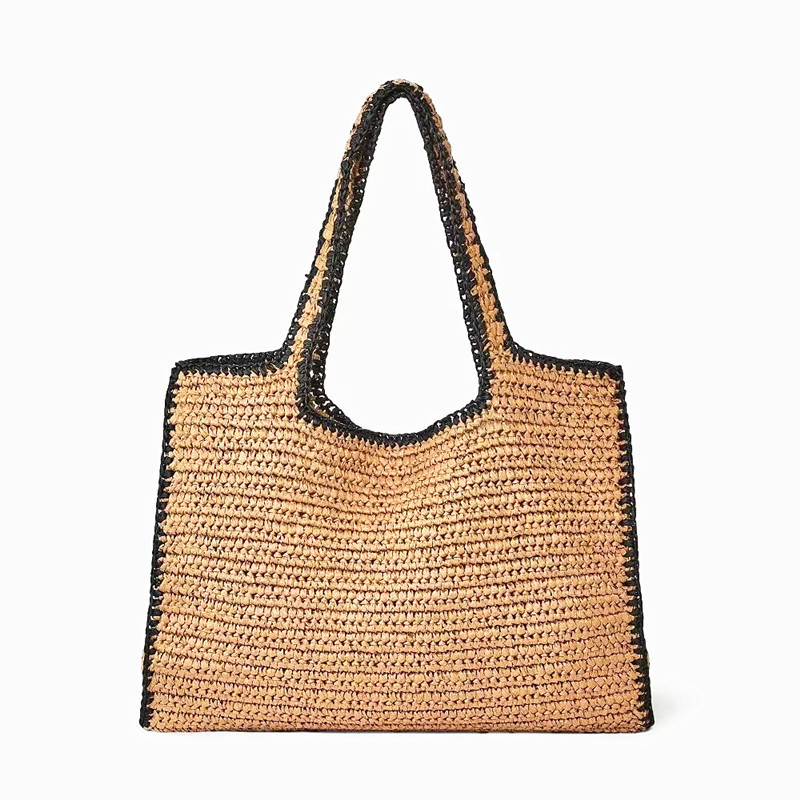 القش المنسوجة حمل الحقائب للنس - مراجعة Crochet Bag Raffia وسعره