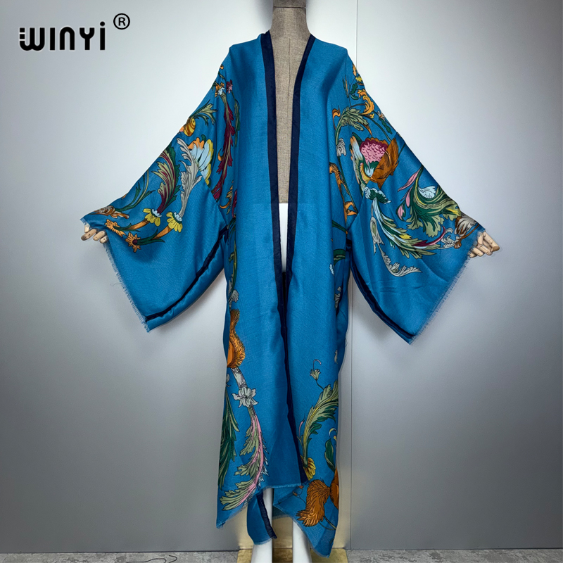 فستان ماكسي بوهو من WINYI Afri - مراجعة Cover Up Kaftan وسعره