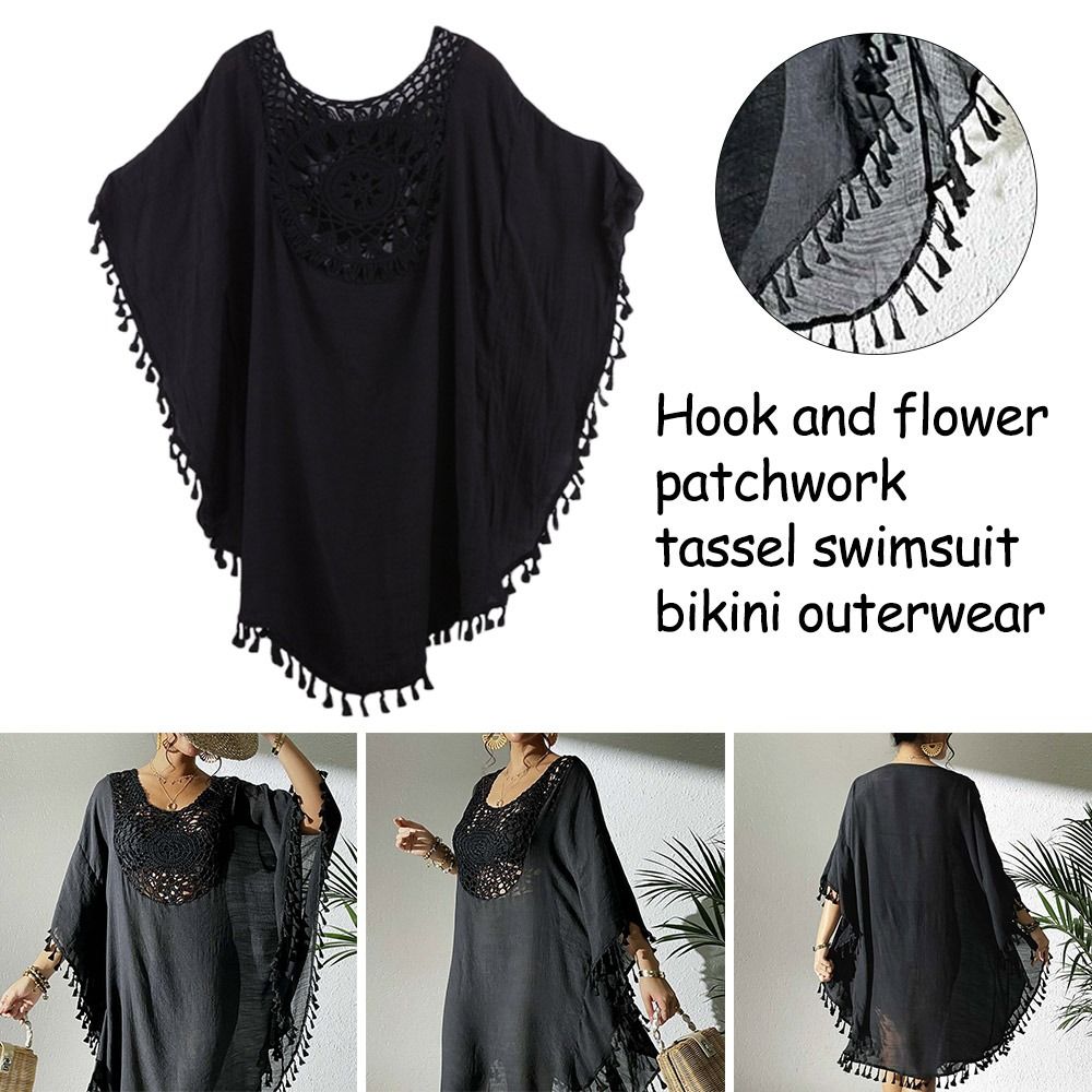 فستان صيفي واسع بفتحات وياقة م - مراجعة Cover Up Kaftan وسعره