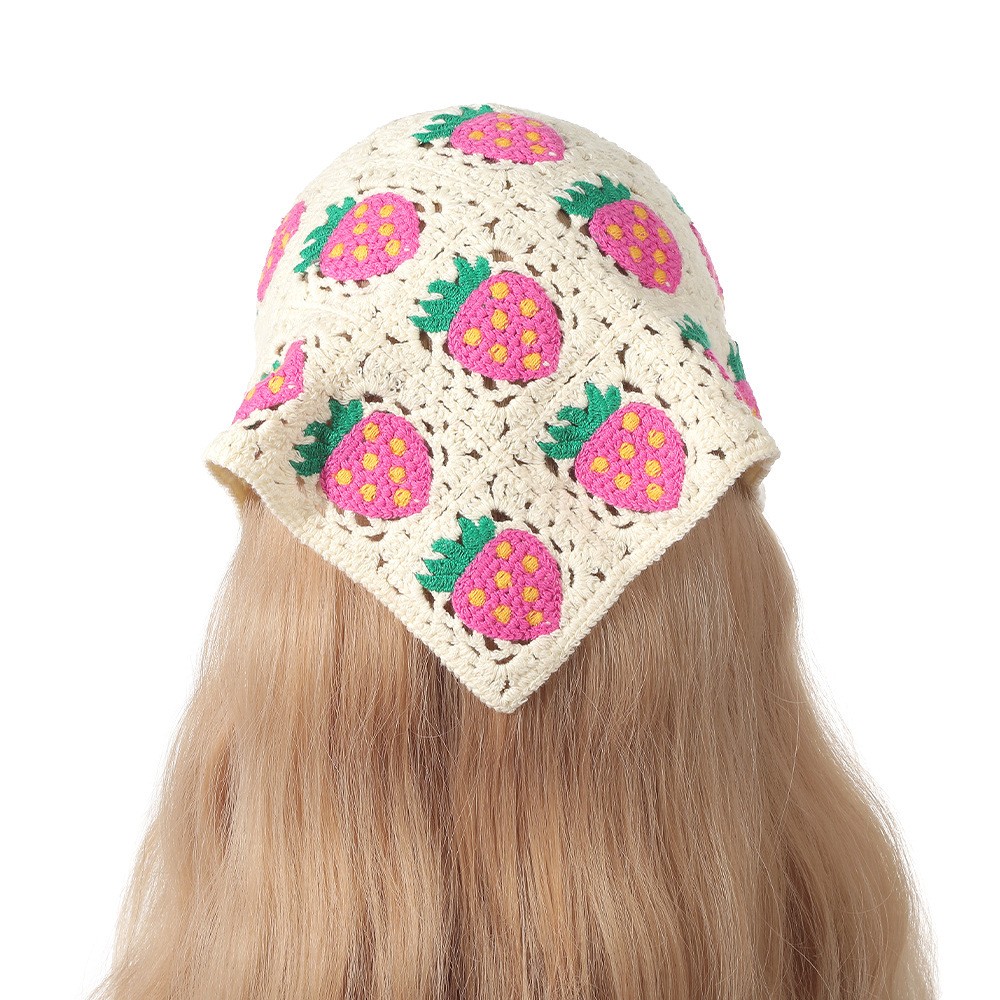 خمر النسيج الحياكة زهرة مثلث ا - مراجعة Headband Summer Knit وسعره